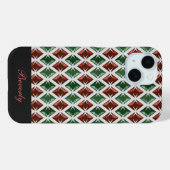 Diamonds Pattern Geometrisch Rot Grün jeder Bezeic Case-Mate iPhone Hülle (Rückseite (Horizontal))