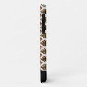 Diamonds Pattern Geometrische rote Gemische irgend Case-Mate iPhone Hülle (Hinten/Links)