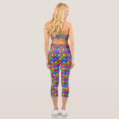 Diamonds Pop Fashion Capris Leggings (Rückseite)