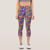 Diamonds Pop Fashion Capris Leggings (Vorderseite)