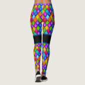 Diamonds Pop Fashion Leggings (Rückseite)