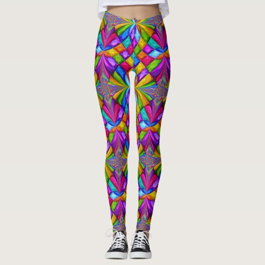Diamonds Pop Fashion Leggings (Vorderseite)
