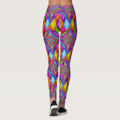 Diamonds Pop Fashion Leggings (Rückseite)