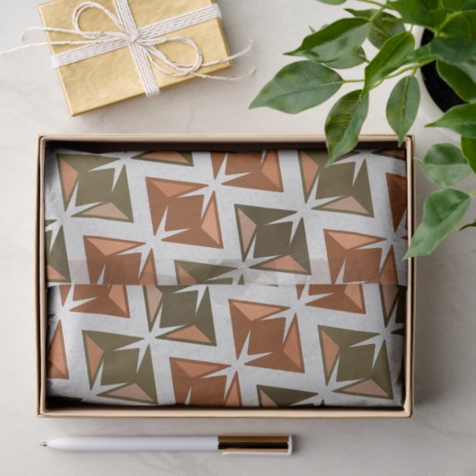 DIAMONDS rot Seidenpapier (Geschenk)