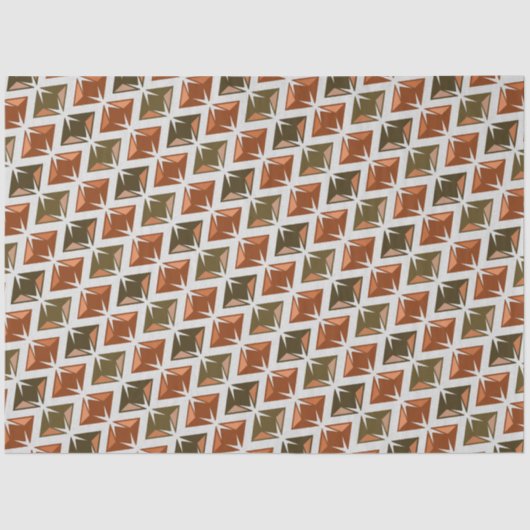 DIAMONDS rot Seidenpapier (Vorderseite)