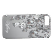 Diamonds Shiny Sparkling Bling Mit Monogramm Case-Mate iPhone Hülle (Rückseite (Horizontal))