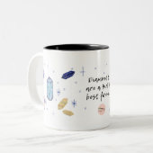 Diamonds sind die beste Freundin der Girl Coffee T Zweifarbige Tasse (Vorderseite Links)