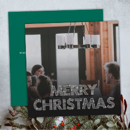 Diamonds Team Foto Frohe Weihnachts Business Green Feiertagskarte