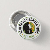 Dian Fossey Gorilla Fund Button (Vorne & Hinten)