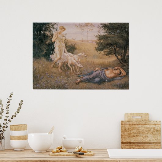 Diana and Endymion Poster (Küche)
