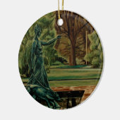 Diana Artemis Skulptur im Garten Keramik Ornament (Links)