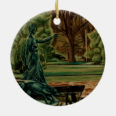 Diana Artemis Skulptur im Garten Keramik Ornament (Hinten)