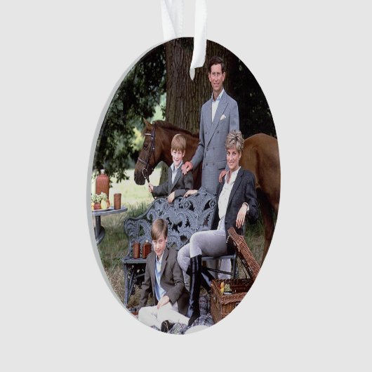 Diana Charles William Harry 1992 Ornament (Vorderseite)