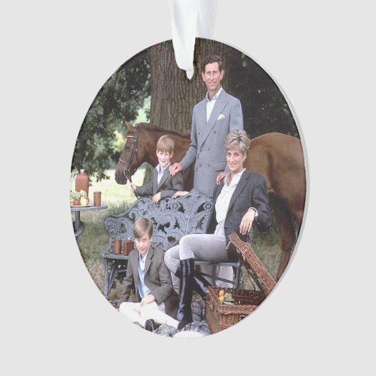 Diana Charles William Harry 1992 Ornament (Vorderseite)