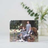 Diana Charles William Harry 1992 Postkarte (Stehend Vorderseite)