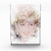 Diana Das Wasserfarbenportrait der Prinzessin Fotoblock (Vorderseite)