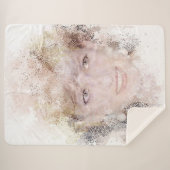 Diana Das Wasserfarbenportrait der Prinzessin Sherpadecke (Vorderseite (Horizontal))