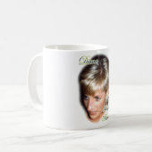 Diana die Völkerprinzessin Kaffeetasse (Vorderseite Links)