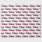 Diana faded pink personalisiertes Geschenkpapier (Flach)