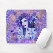 Diana goddess art von Renee Mousepad (Mit Mouse)