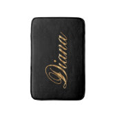 Diana gold Design Lettering Badematte (Vorderseite Vertikal)