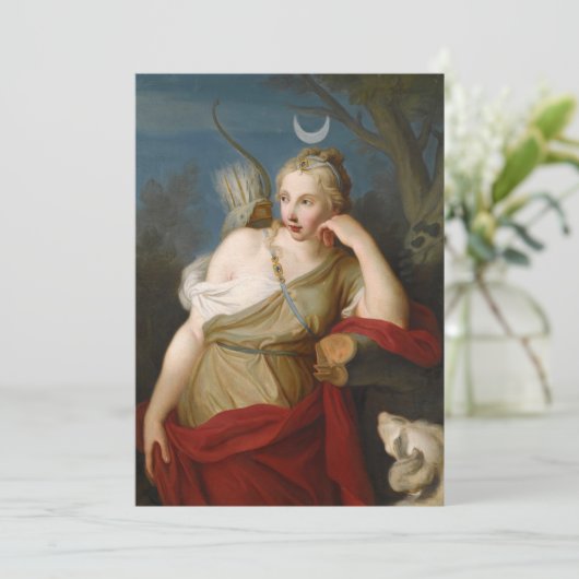 Diana, Göttin der Jagd | Pietro Rotari (Stehend Vorderseite)