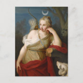 Diana, Göttin der Jagd | Pietro Rotari Postkarte (Vorderseite)