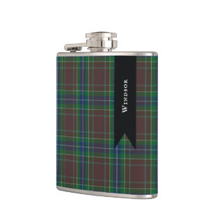 Diana Jagd Mode Prinzessin Tartan Kariert Flachmann