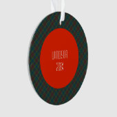 Diana Jagd Mode Prinzessin Tartan Kariert Ornament (Vorderseite)