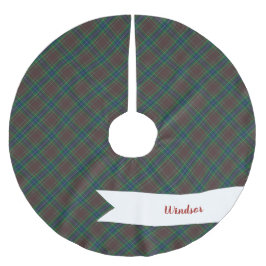 Diana Jagd Mode Prinzessin Tartan Kariert Polyester Weihnachtsbaumdecke