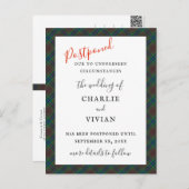 Diana Jagd Mode Prinzessin Tartan Kariert Postkarte (Vorne/Hinten)