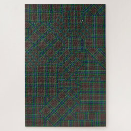 Diana Jagd Mode Prinzessin Tartan Kariert Puzzle