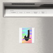 Diana L Bruner:Januar:Monogram Magnet (In Situ (Geschirrspüler))