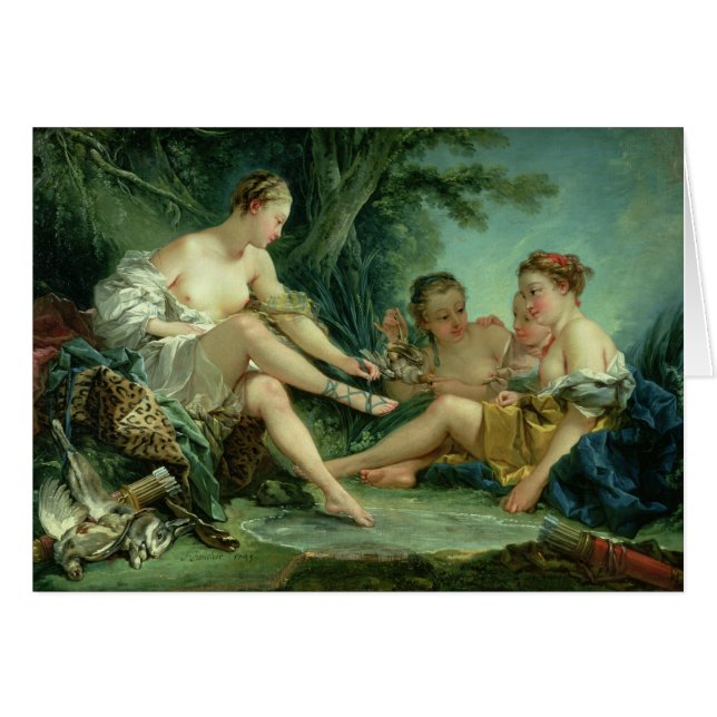 Diana nach der Jagd, 1745 (Vorderseite (Horizontal))