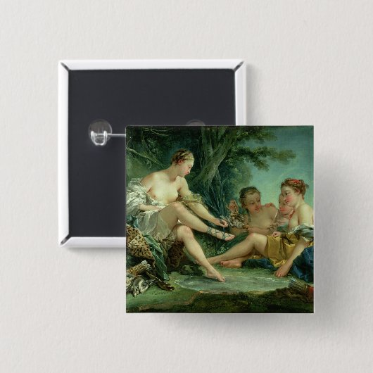 Diana nach der Jagd, 1745 Button (Vorne & Hinten)