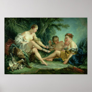 Diana nach der Jagd, 1745 Poster