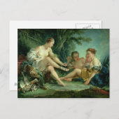 Diana nach der Jagd, 1745 Postkarte (Vorne/Hinten)