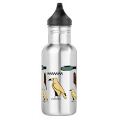 Diana Name in Hieroglyphen Symbole des alten Ägypt Edelstahlflasche (Rechts)