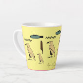 Diana Name in Hieroglyphen Symbole des alten Ägypt Milchtasse (Linke Ecke)