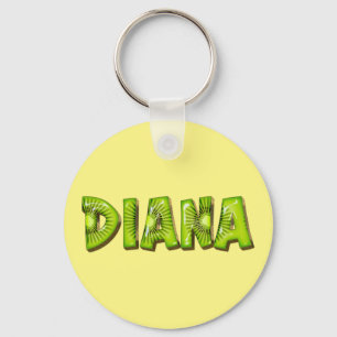 Diana Name Kiwi Design Schlüsselanhänger