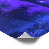 Diana-Tempel im Mondschein Poster (Ecke)