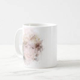Diana The People's Princess Watercolor Portrait Co Kaffeetasse