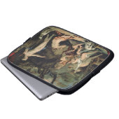 Diana und Callisto Laptopschutzhülle (Vorne Knopf)