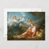 Diana und Endymion von Jean-Honoré Fragonard Postkarte (Vorne/Hinten)