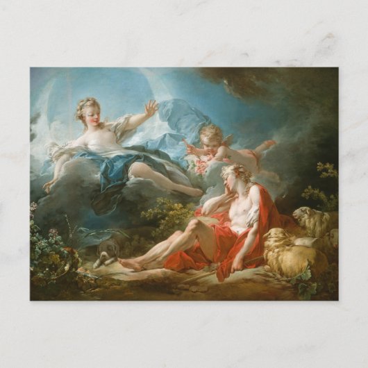 Diana und Endymion von Jean-Honoré Fragonard Postkarte (Vorderseite)