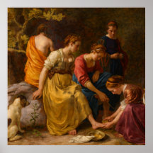Diana und ihre Begleiterinnen von Johannes Vermeer