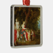 Diana und ihre Mädchen, nach der Jagd, 1626 Silbernes Ornament (Rechts)