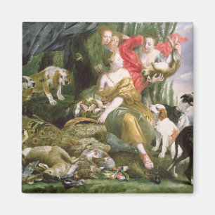 Diana und ihre Magde nach der Jagd Magnet