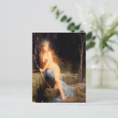 Diana - Vintages Gemälde - Lefebvre Postkarte (Stehend Vorderseite)