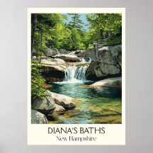 Diana's Baths New Hampshire Wasserfälle